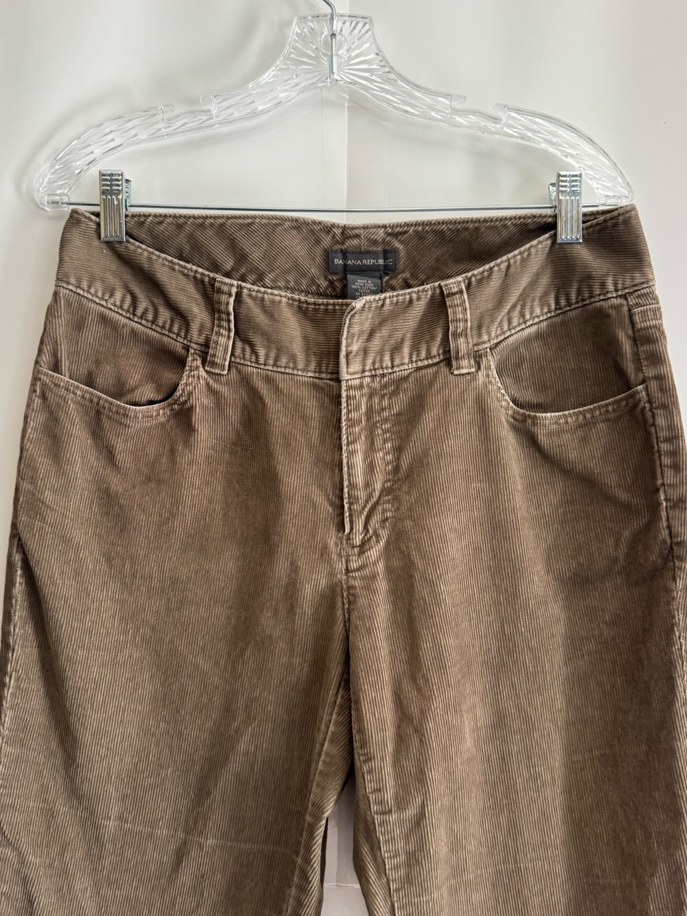 Banana Republic vintage bootcut Brown corduroy Flared Wide-Leg Jeans cotton